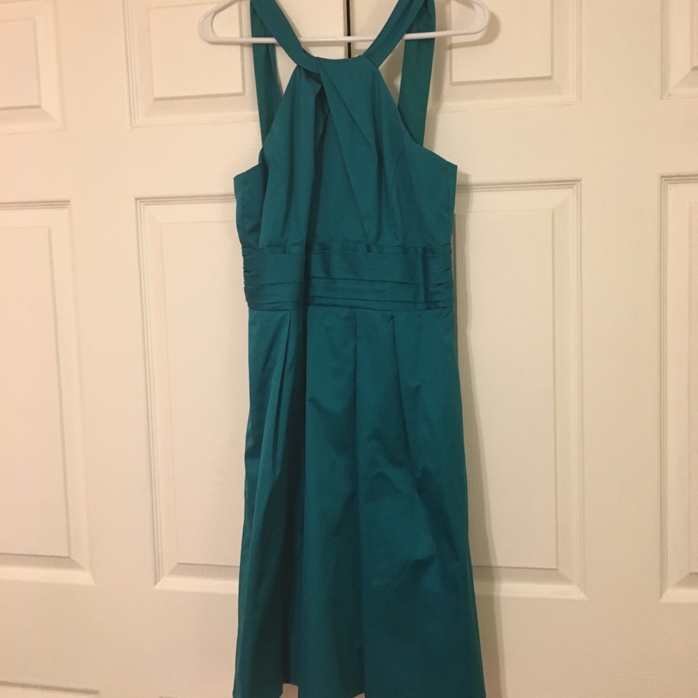 David’s Bridal Bridesmaid Dress- Emerald Sz8